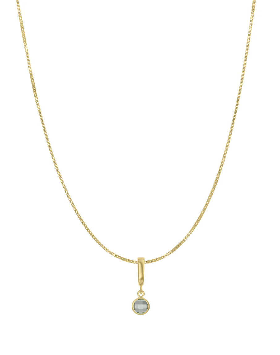 Bezel Birthstone Necklace - Image 10