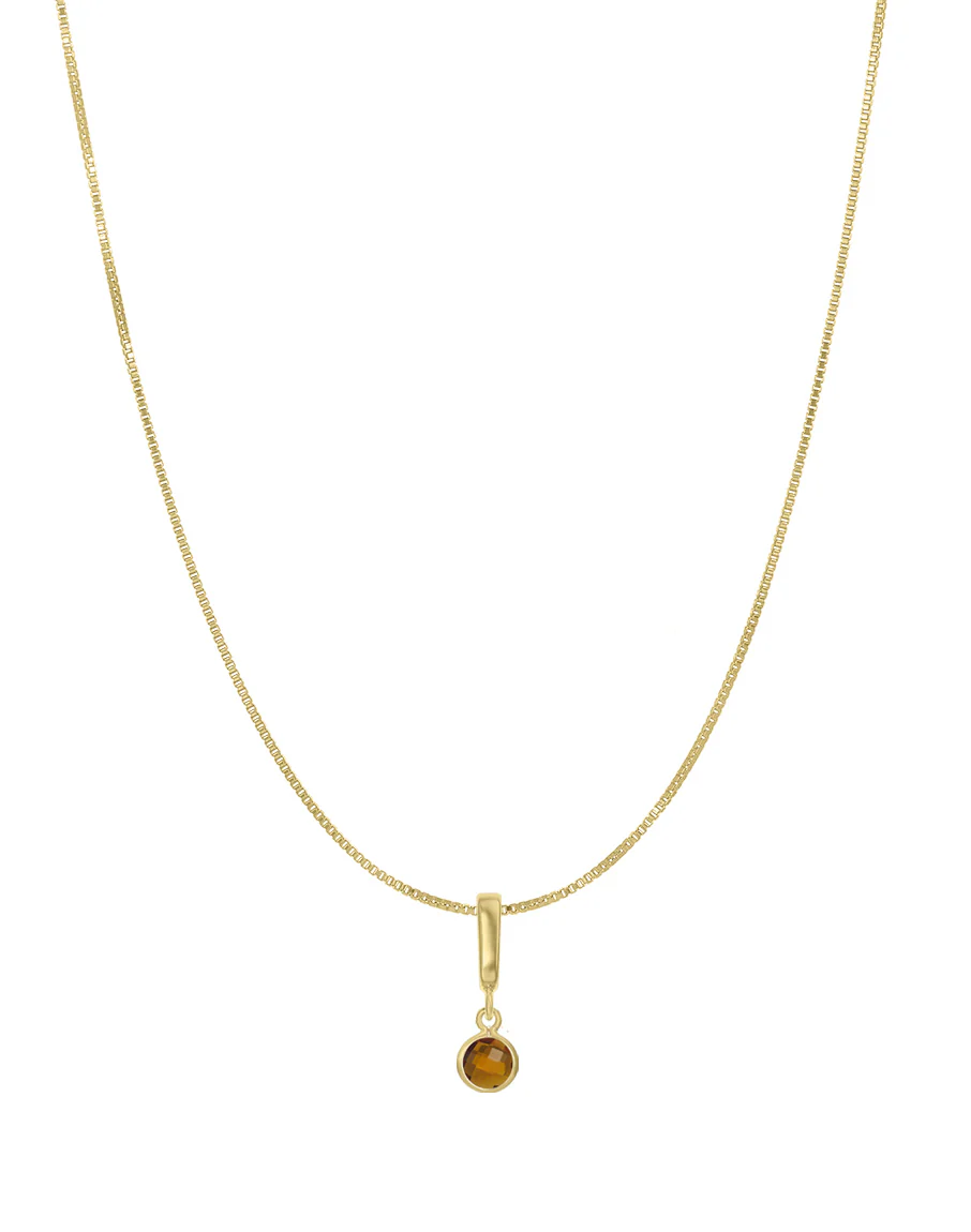 Bezel Birthstone Necklace - Image 13