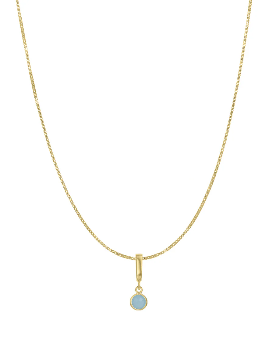Bezel Birthstone Necklace - Image 14