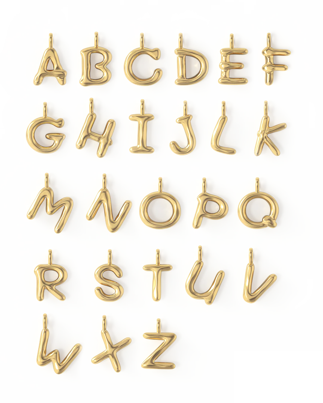 Bubble Letter Necklace - Image 5