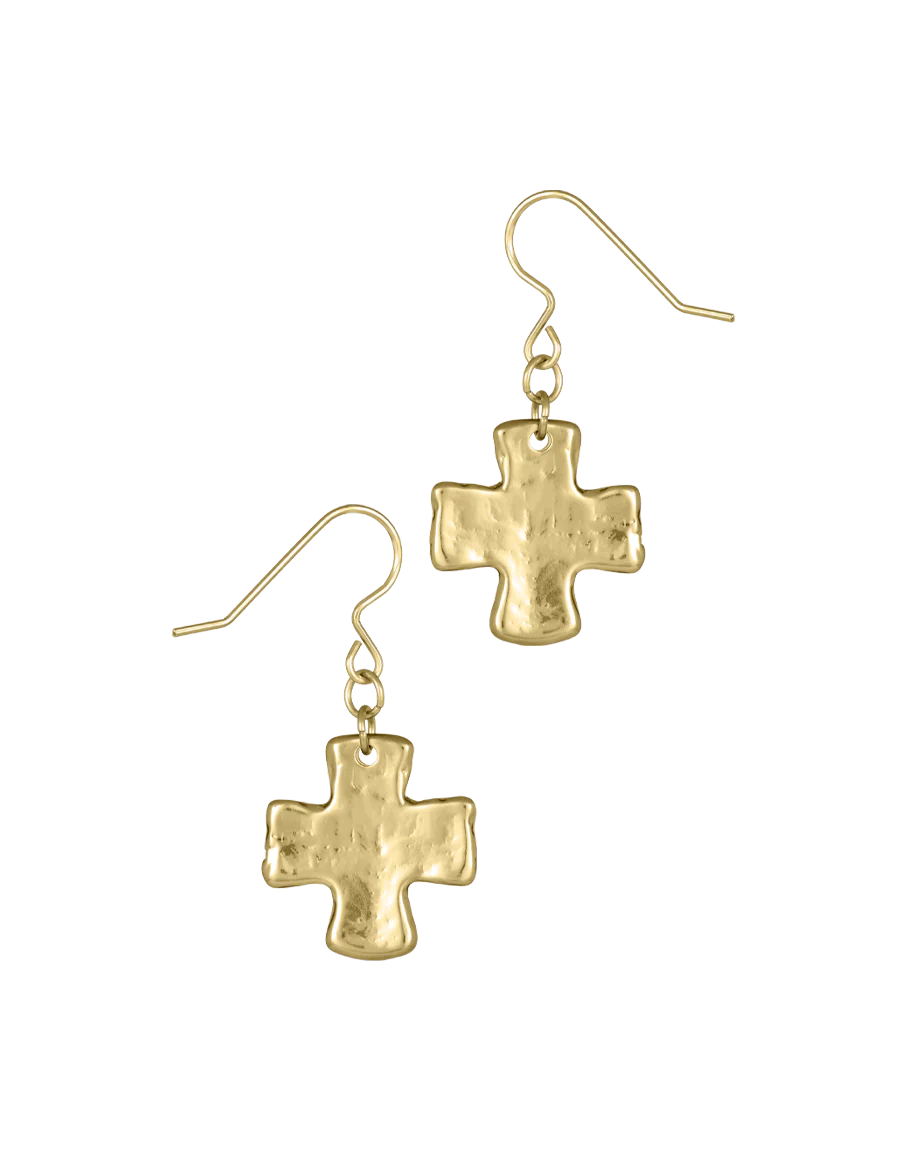 Chunky Cross Earrings - Image 3