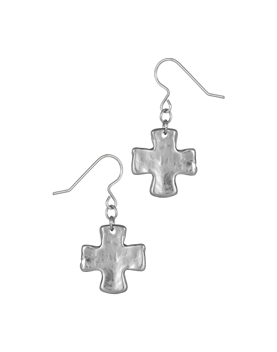 Chunky Cross Earrings - Image 4