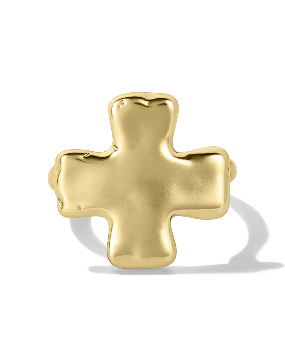 Chunky Cross Ring - Image 3
