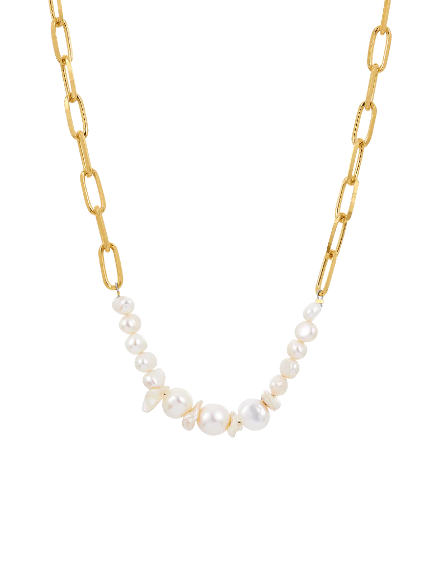 Chunky Pearl Necklace - Image 4