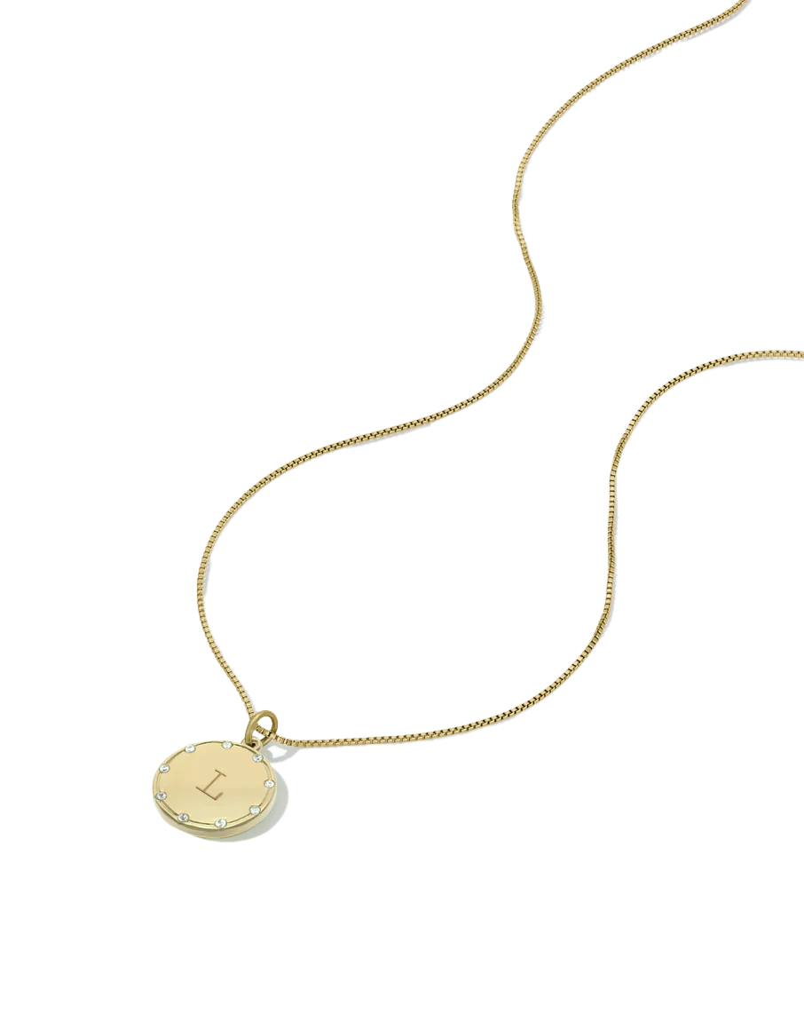 Crystal Disc Necklace - Image 5
