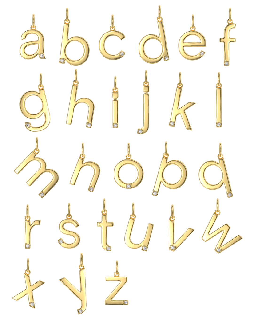 Crystal Letter Necklace - Image 7