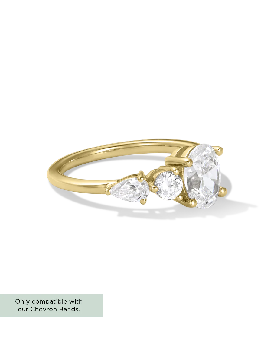 Diamond Trio Ring - Image 4
