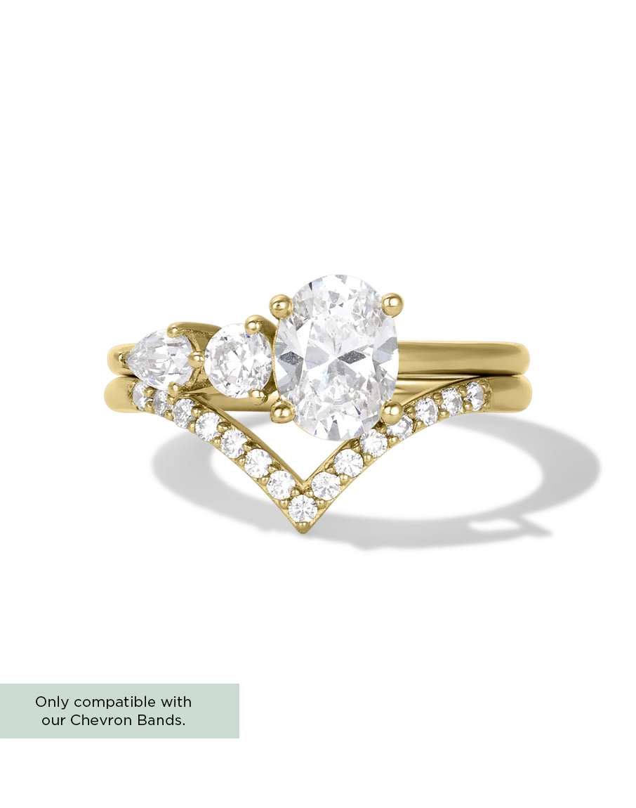 Diamond Trio Ring - Image 8