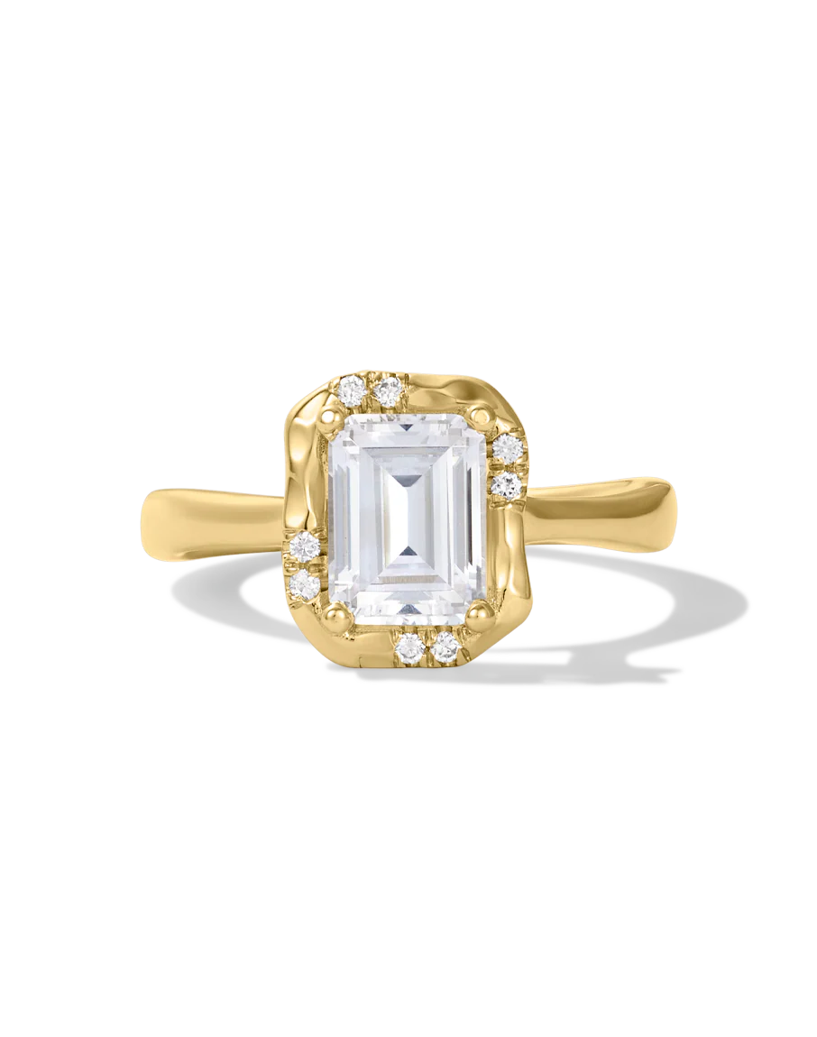 Emerald Goddess Diamond Ring - Image 3
