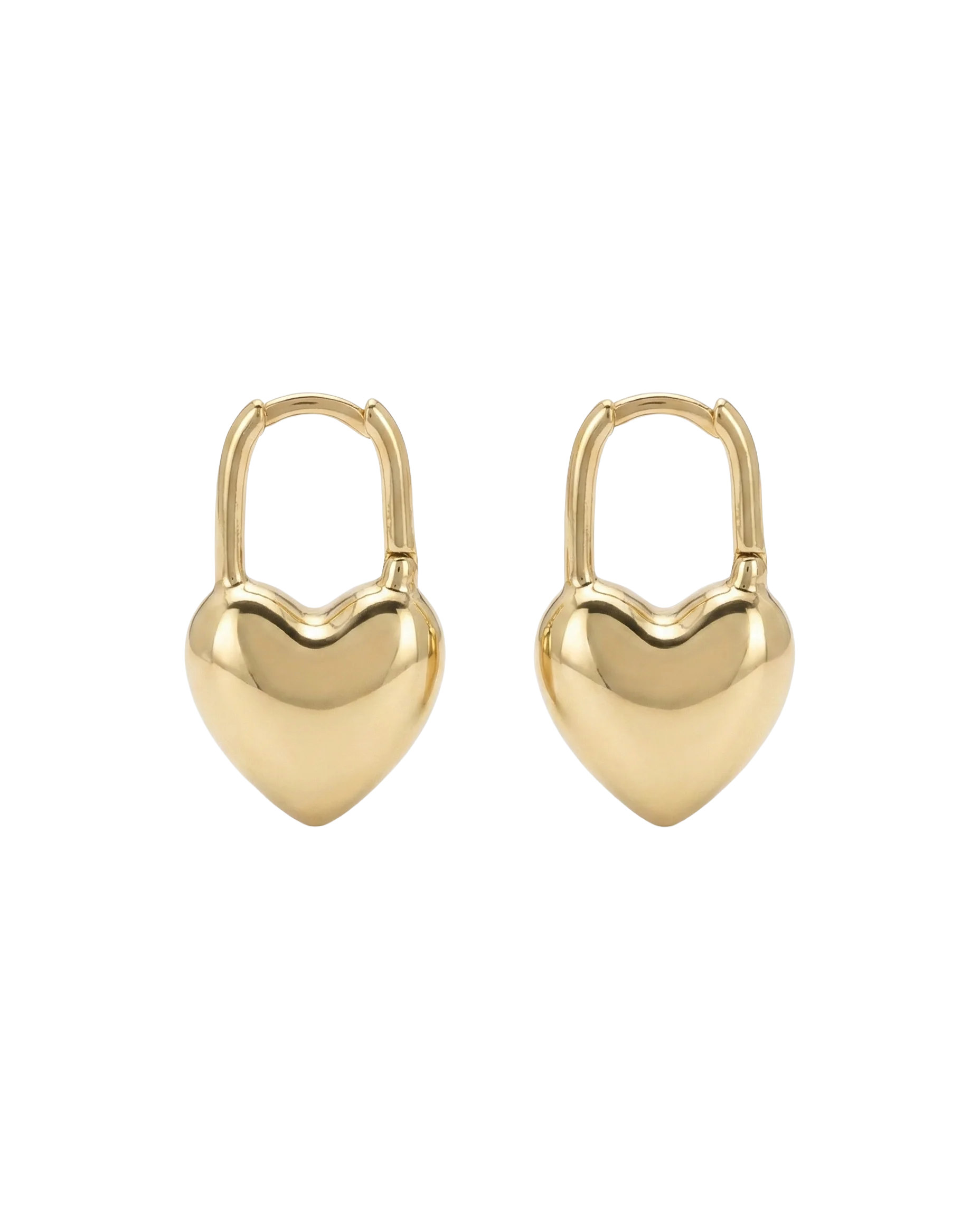Heart Lock Earrings - Image 4