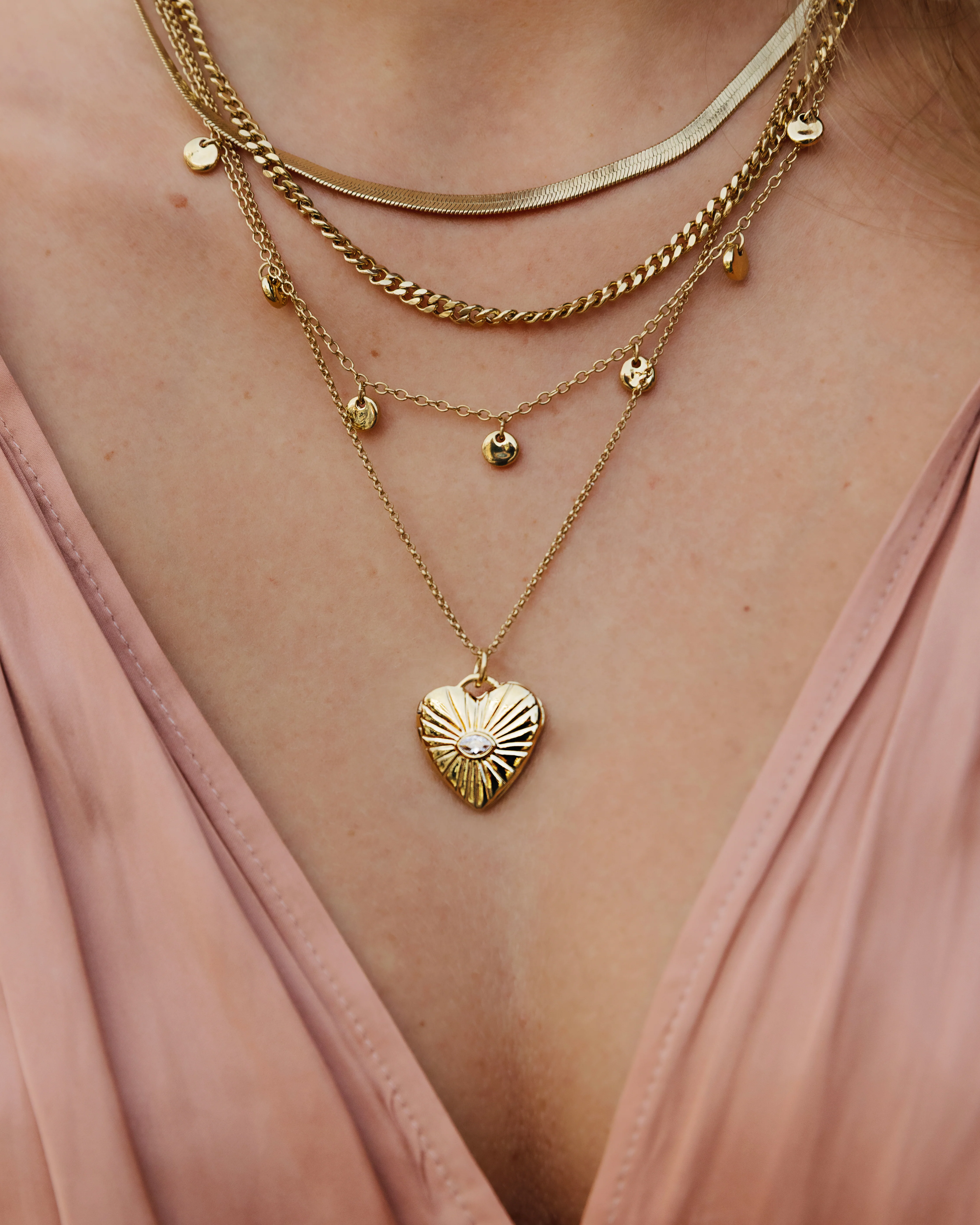 Heart Locket Necklace - Image 3