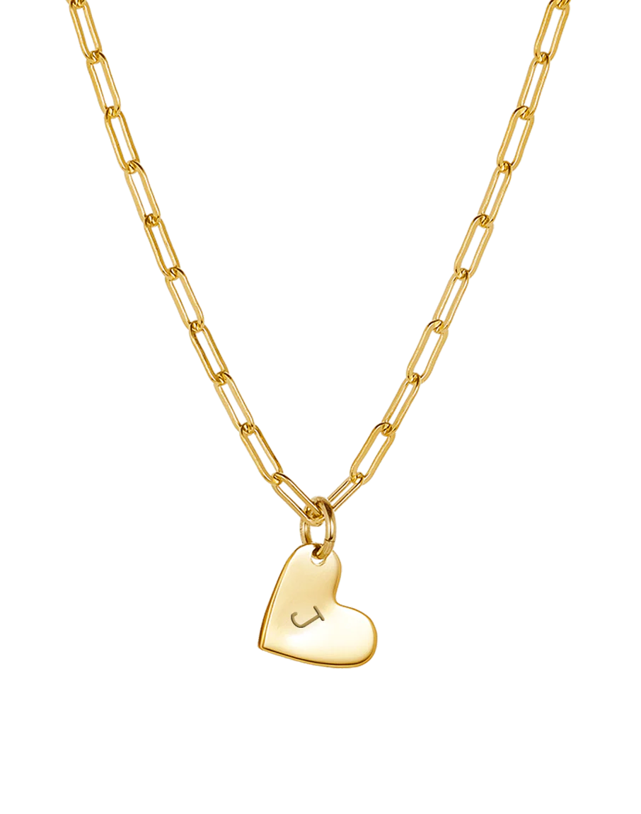 Initial Heart Necklace - Image 3