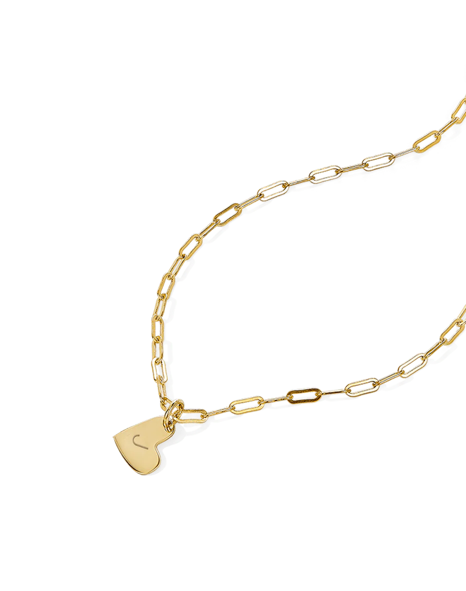 Initial Heart Necklace - Image 4