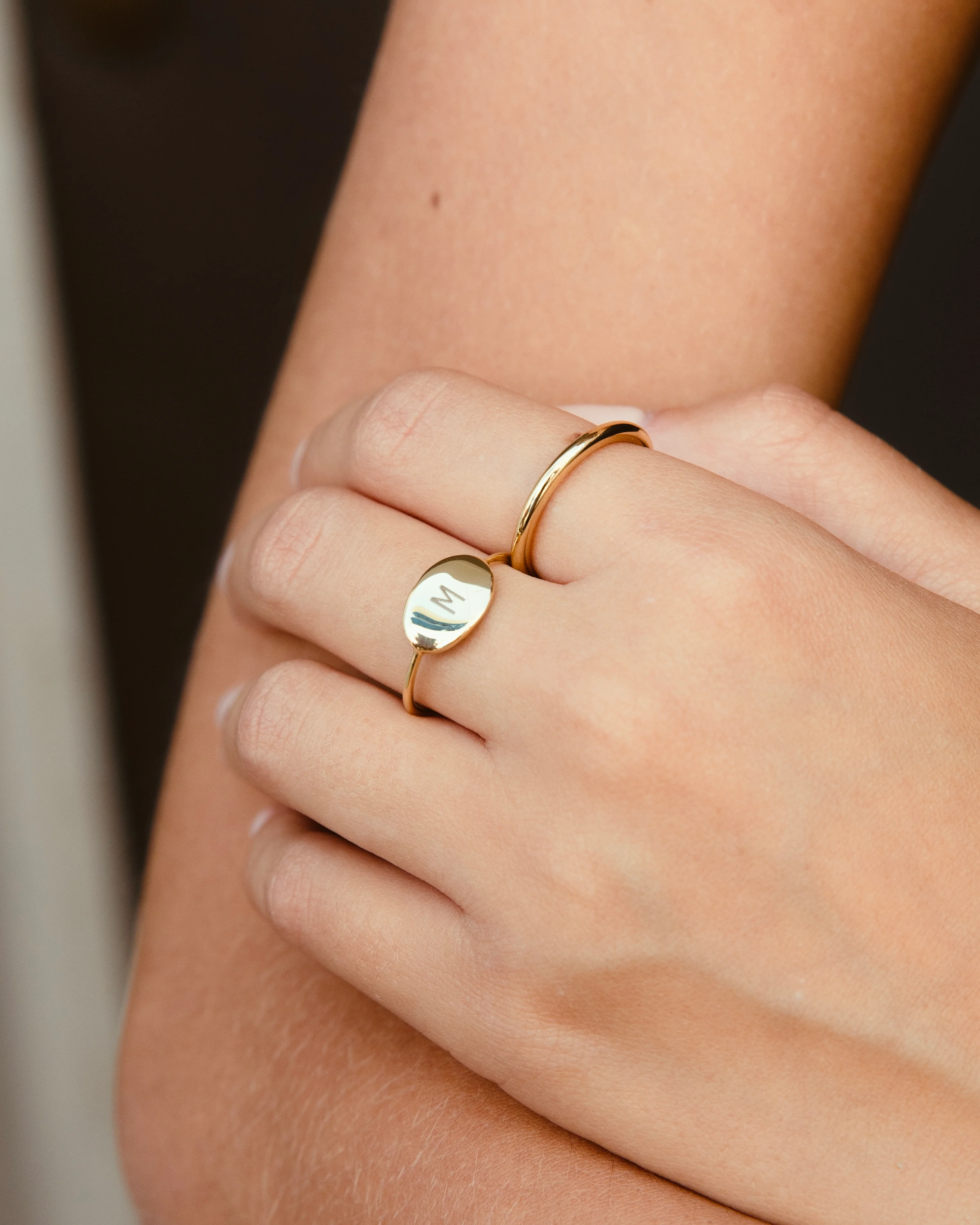 Initial Oval Ring - Image 2