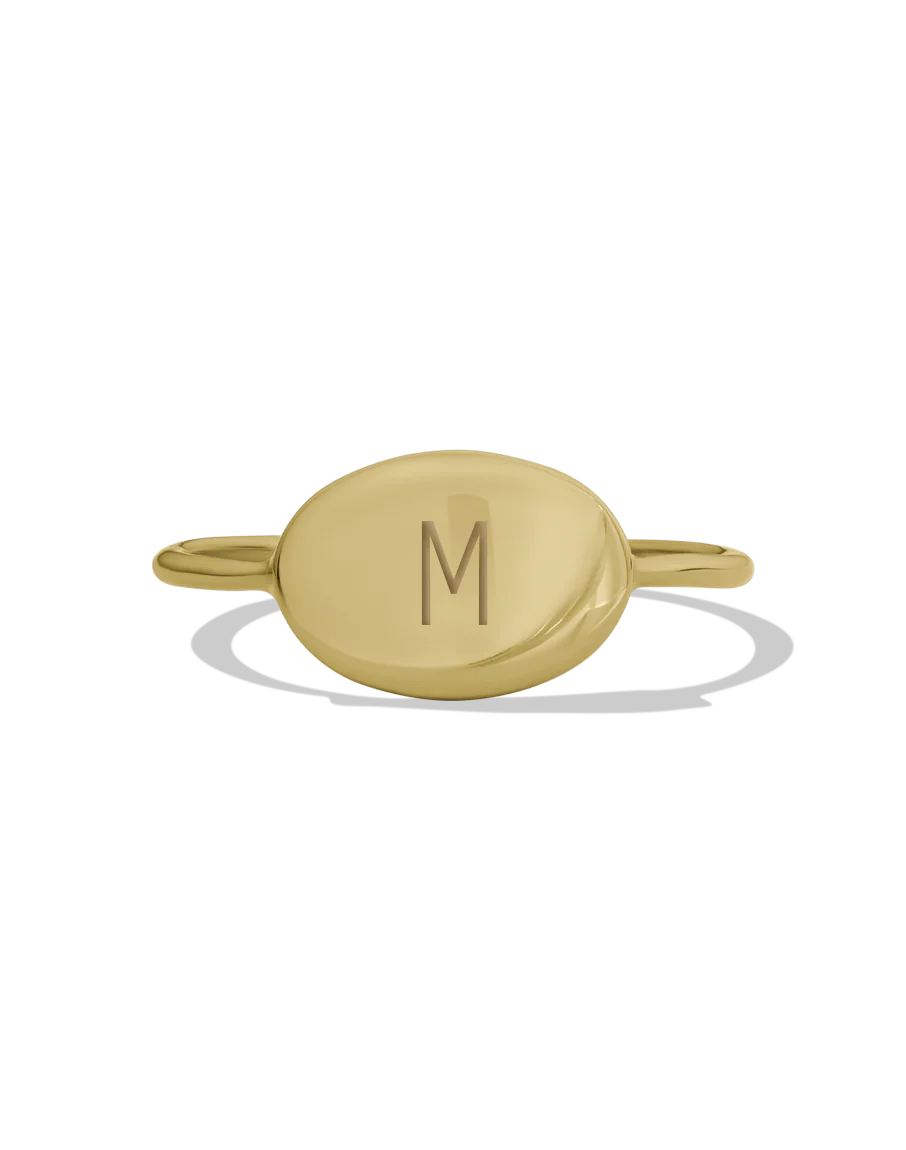 Initial Oval Ring - Image 3