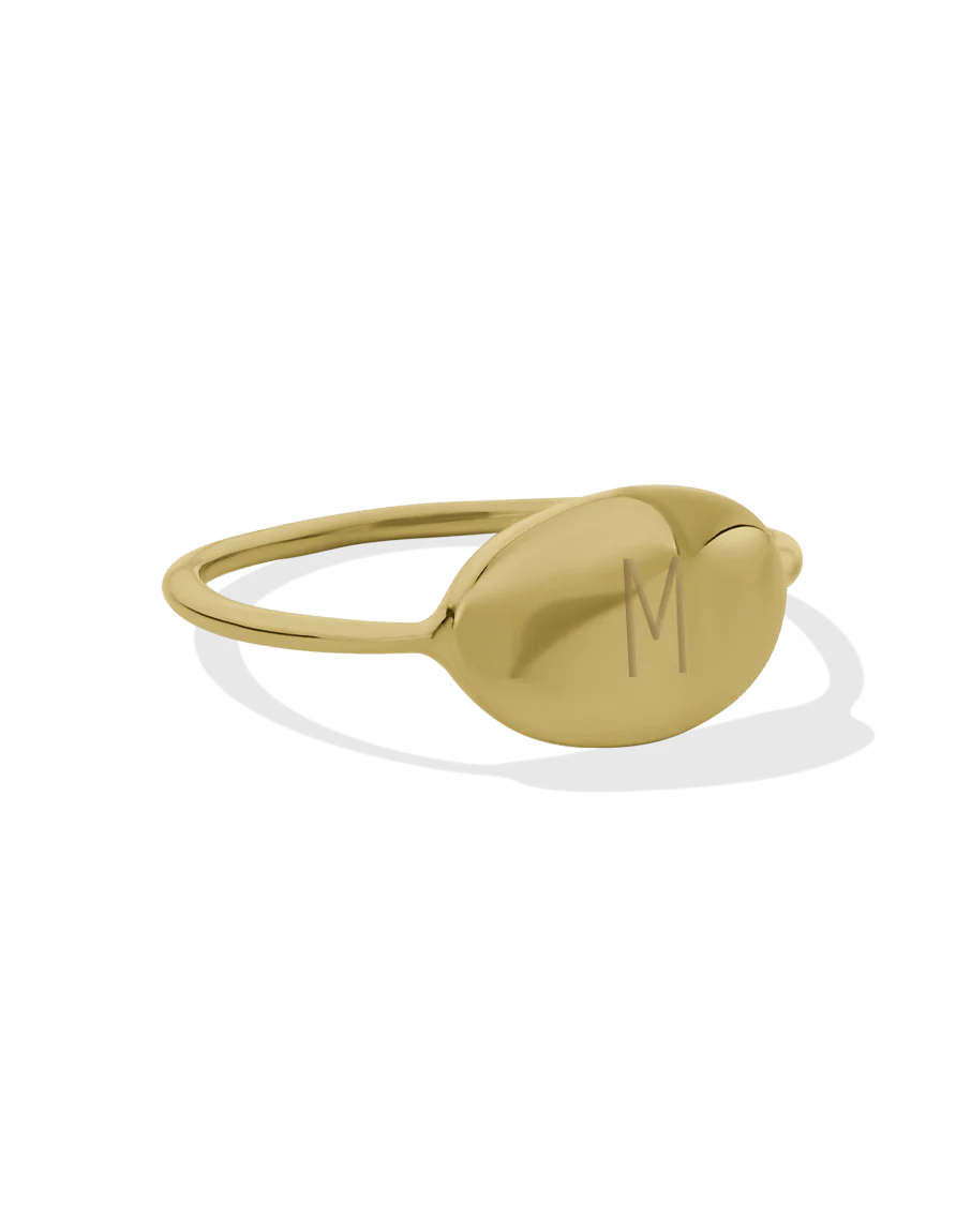Initial Oval Ring - Image 4