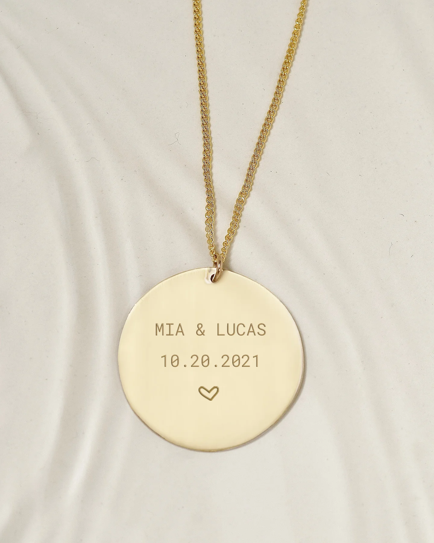 Large Disc Necklace