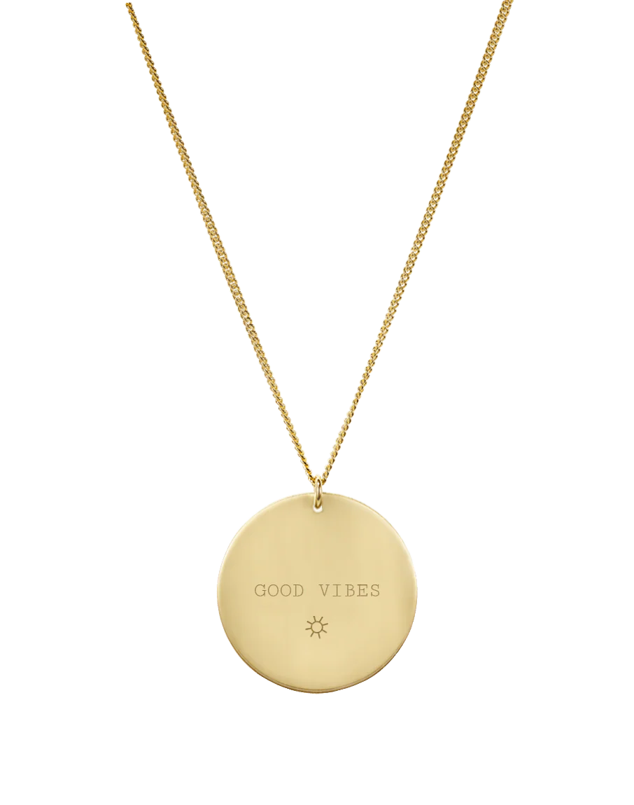 Large Disc Necklace - Image 3
