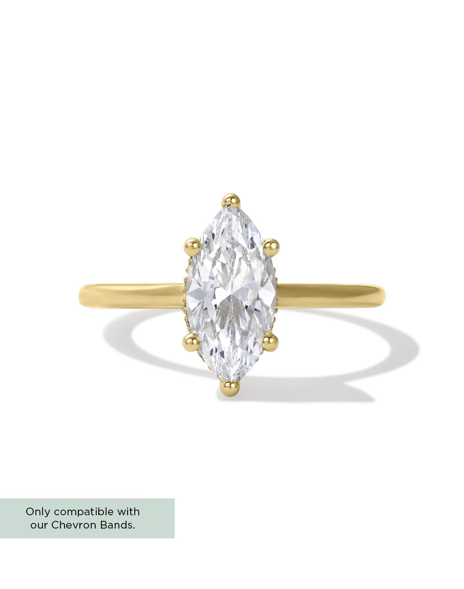 Marquise Halo Diamond Ring - Image 3