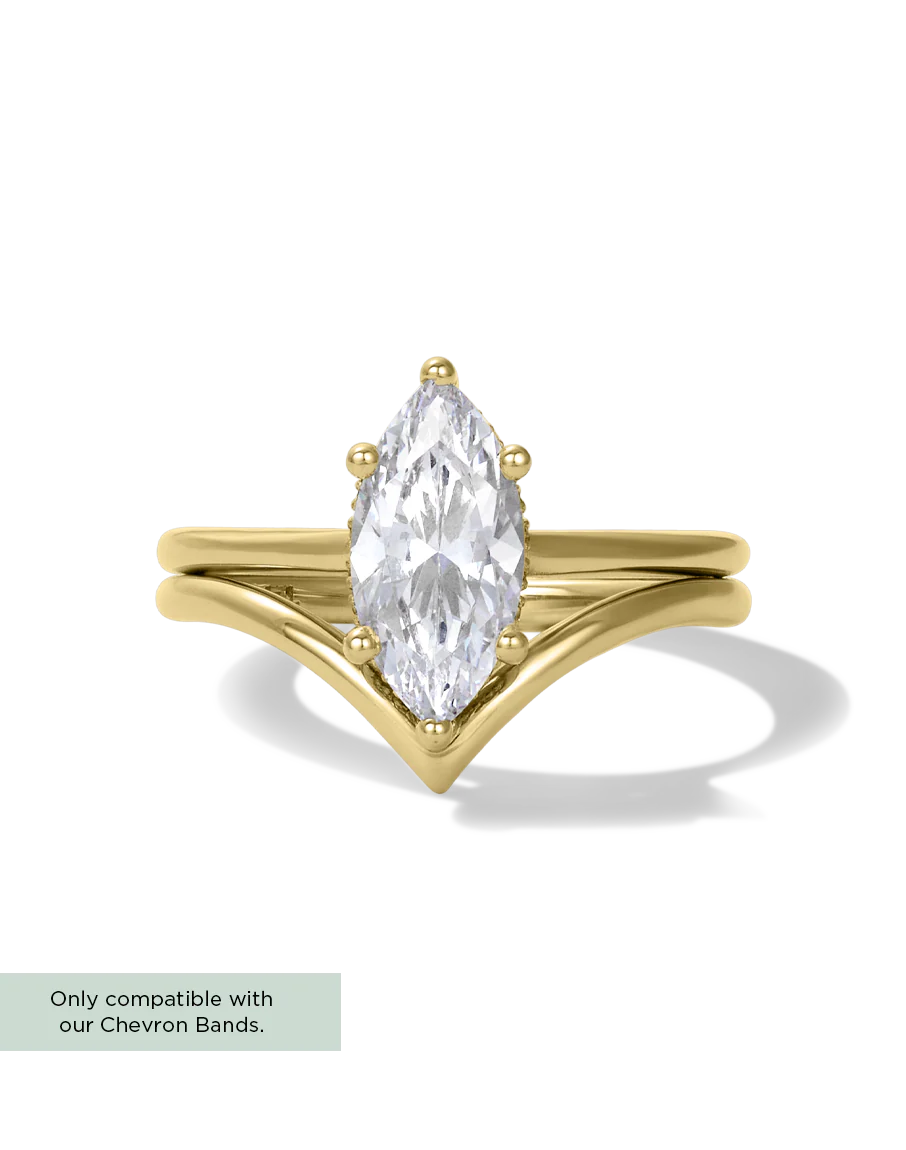 Marquise Halo Diamond Ring - Image 7