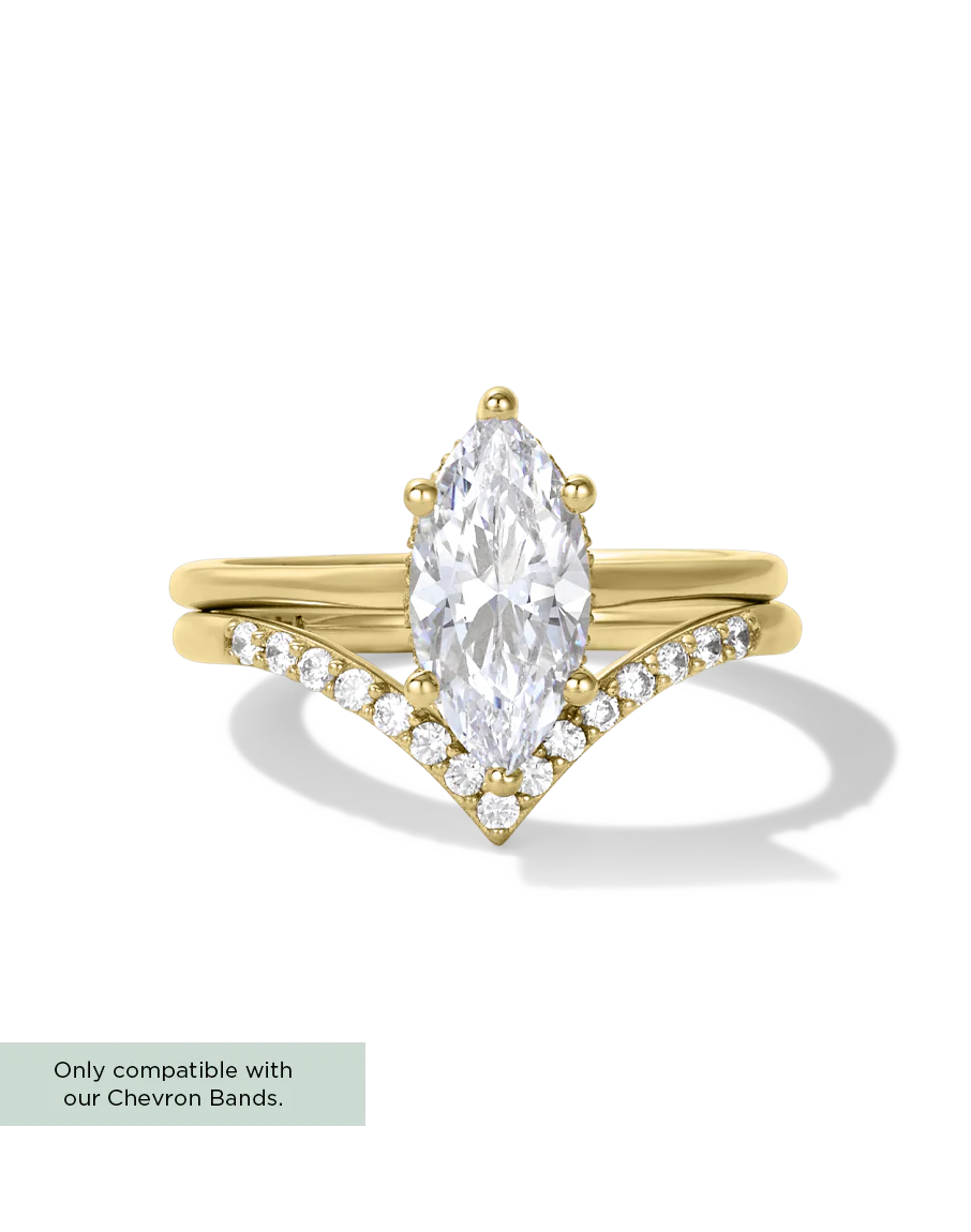 Marquise Halo Diamond Ring - Image 8