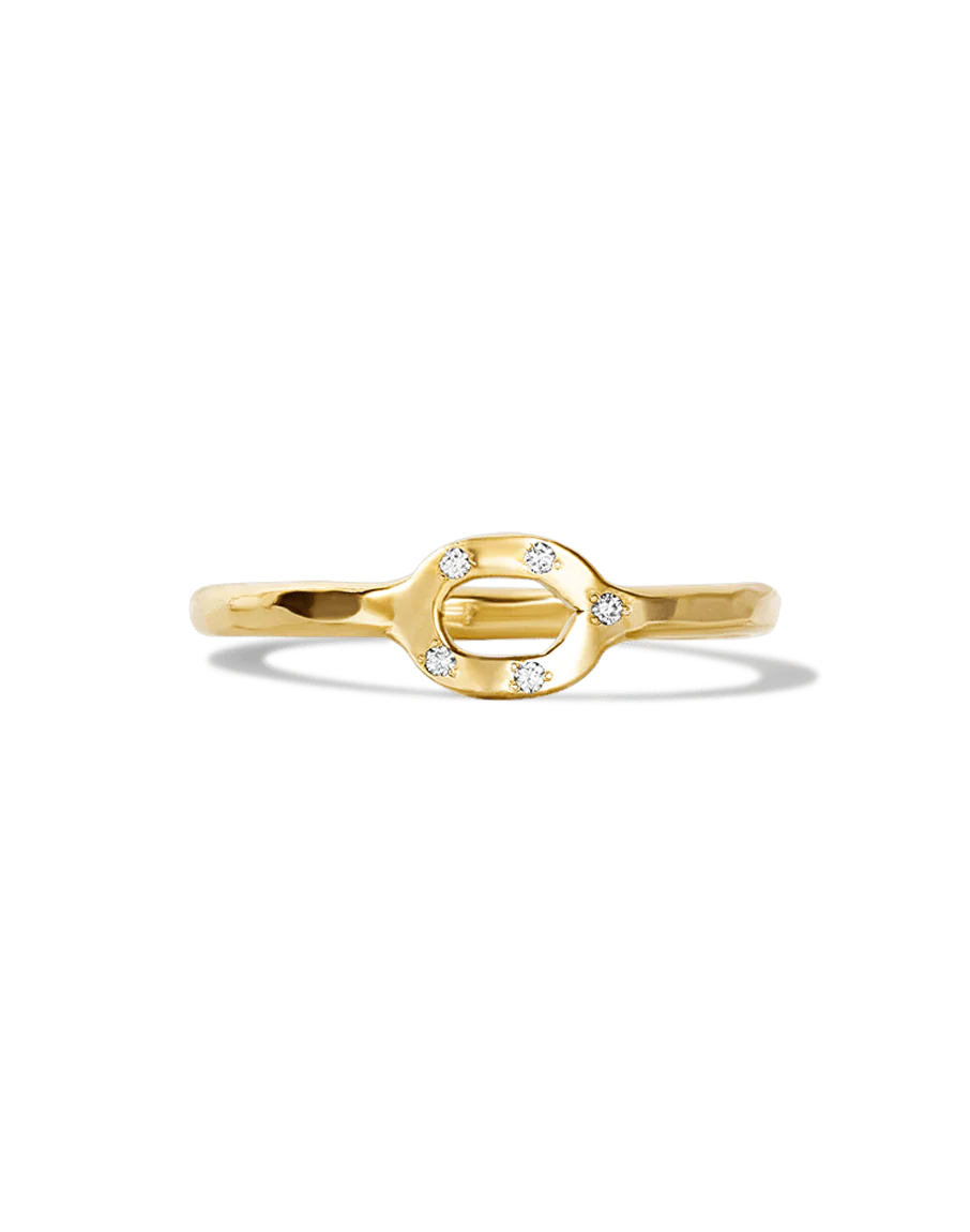 Mini Oval Diamond Band - Image 3