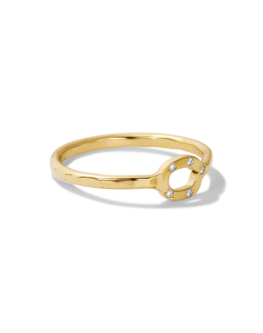 Mini Oval Diamond Band - Image 4