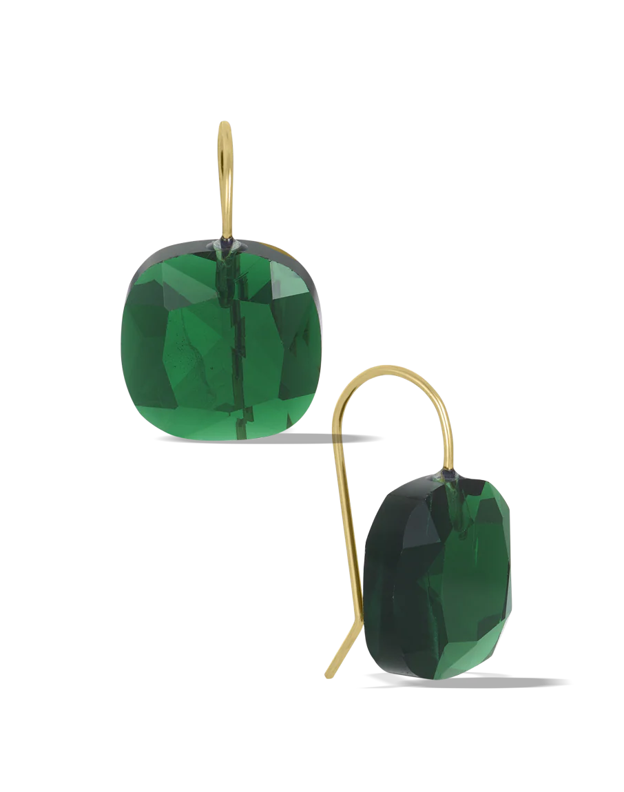Ocean Glass Gem Earrings - Image 6