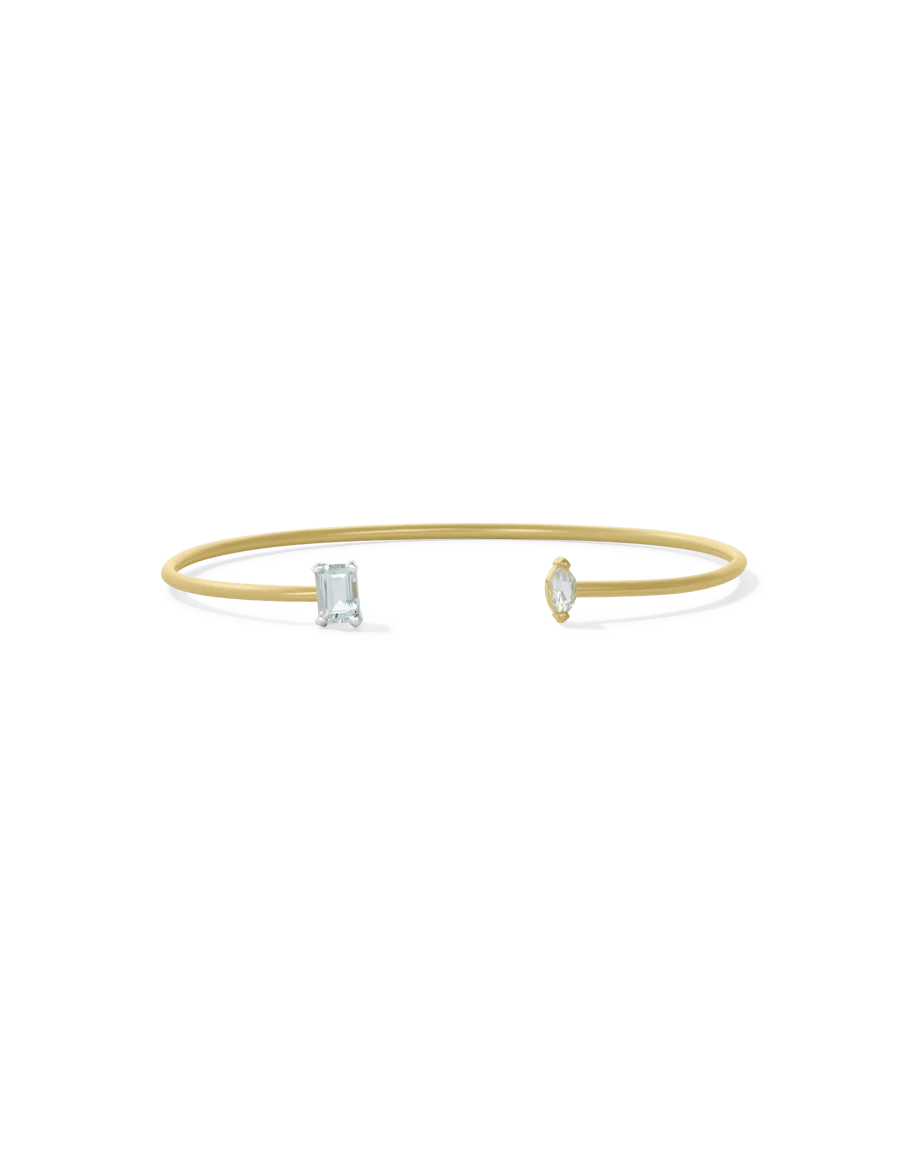 Open Cuff Gem Bracelet - Image 3
