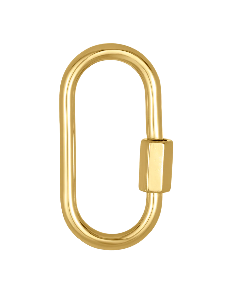 Oval Charm Lock