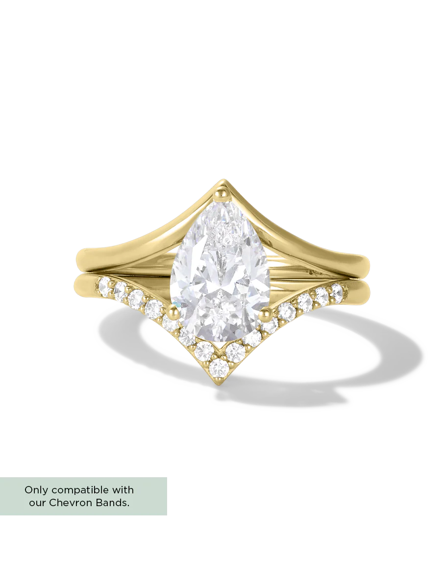 Pear Nesting Diamond Ring - Image 10