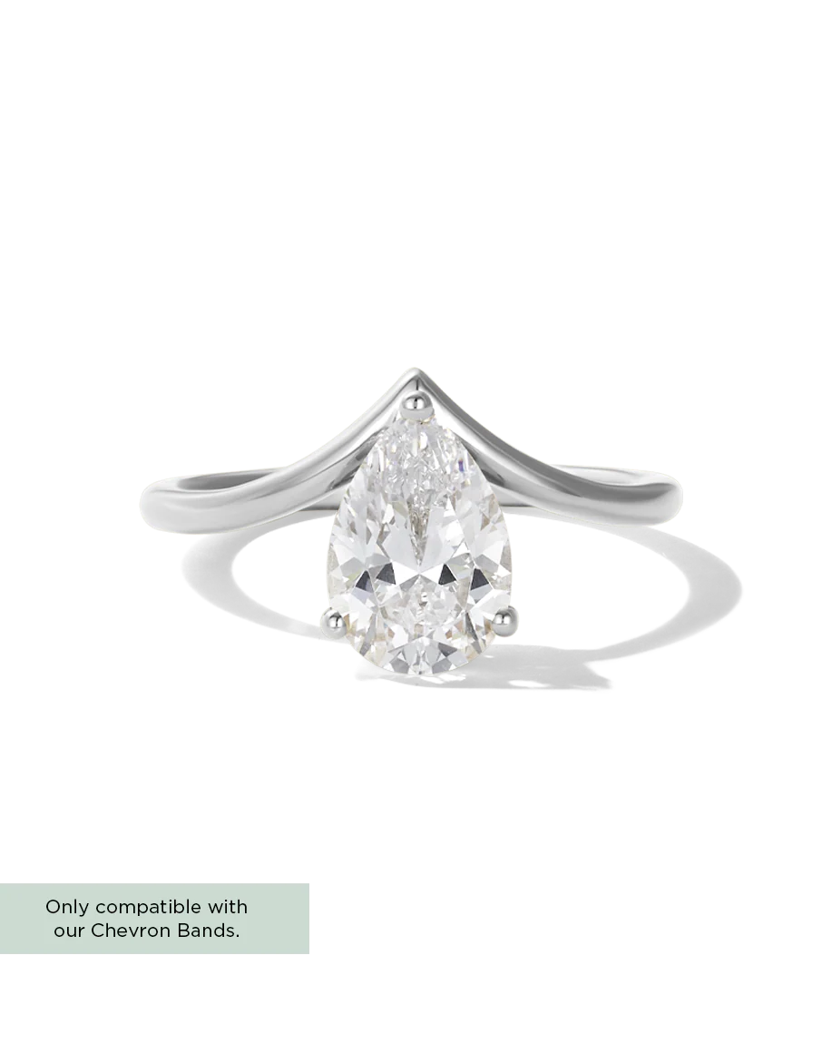 Pear Nesting Diamond Ring - Image 7