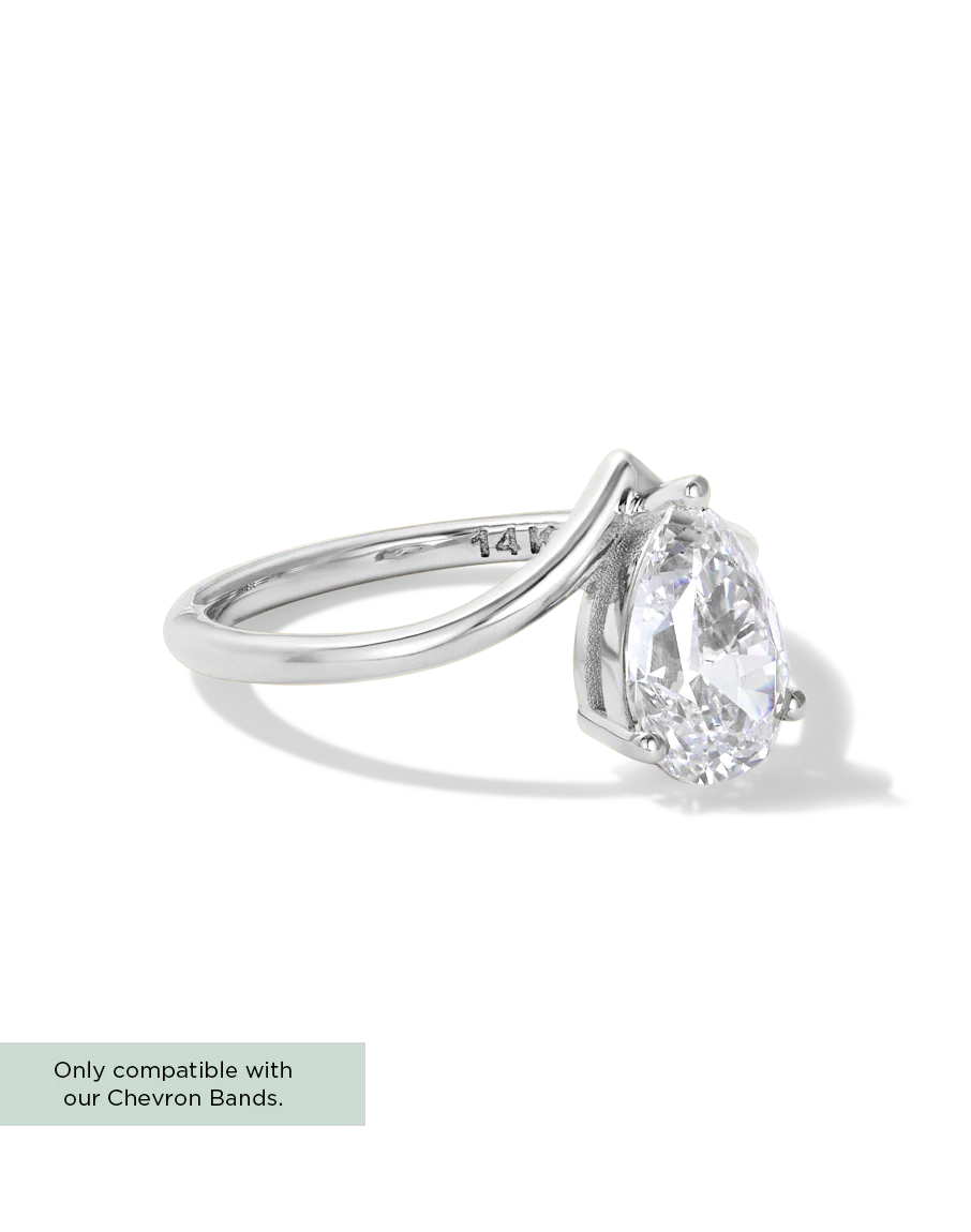 Pear Nesting Diamond Ring - Image 8