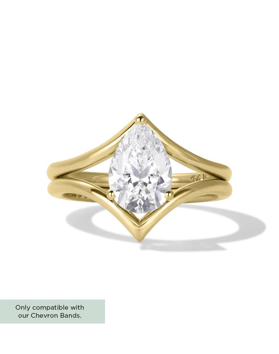 Pear Nesting Diamond Ring - Image 9