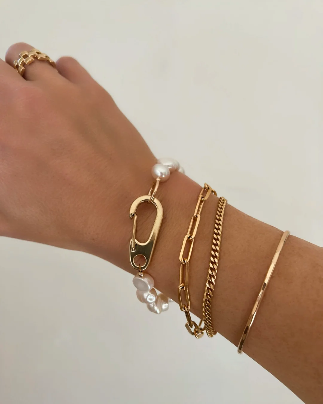 Pearl Lock Bracelet - Image 2