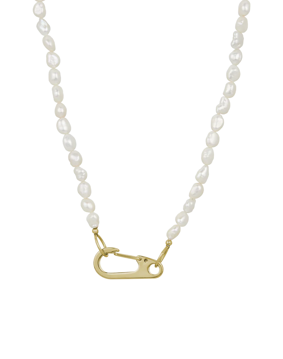 Pearl Lock Necklace - Image 4