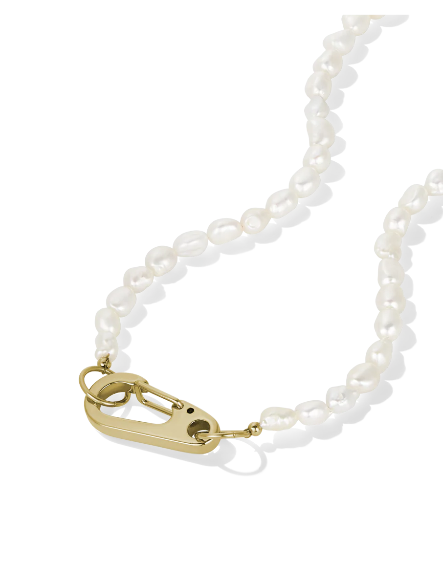 Pearl Lock Necklace - Image 5