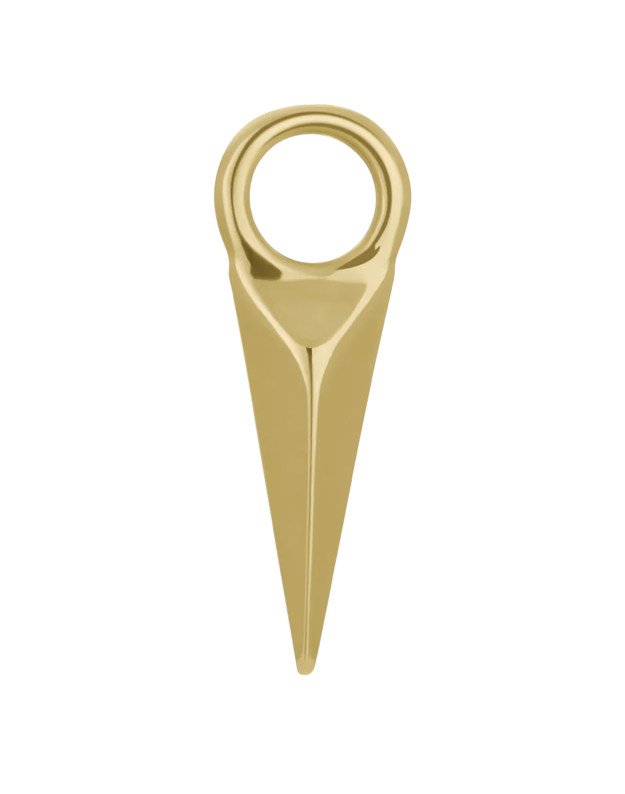 Pyramid Hoop Charm