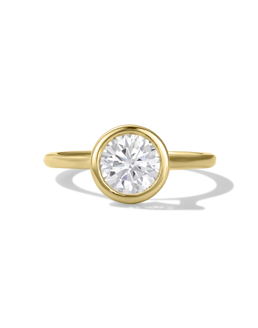 Round Bezel Diamond Ring - Image 3
