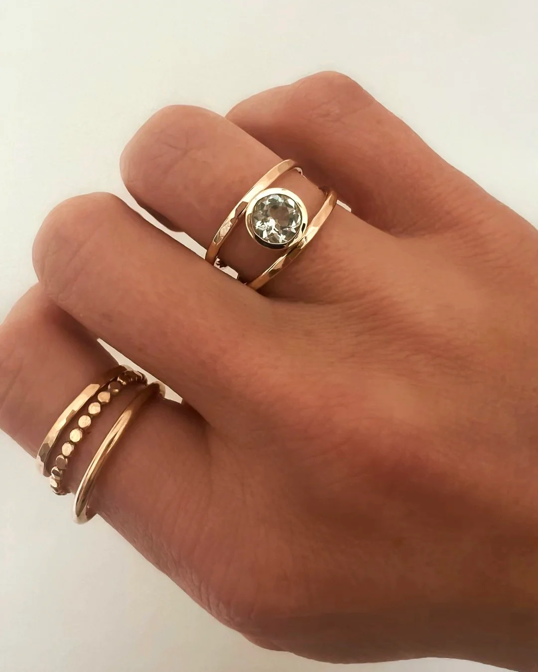 Solid Gold Celeste Ring - Image 2