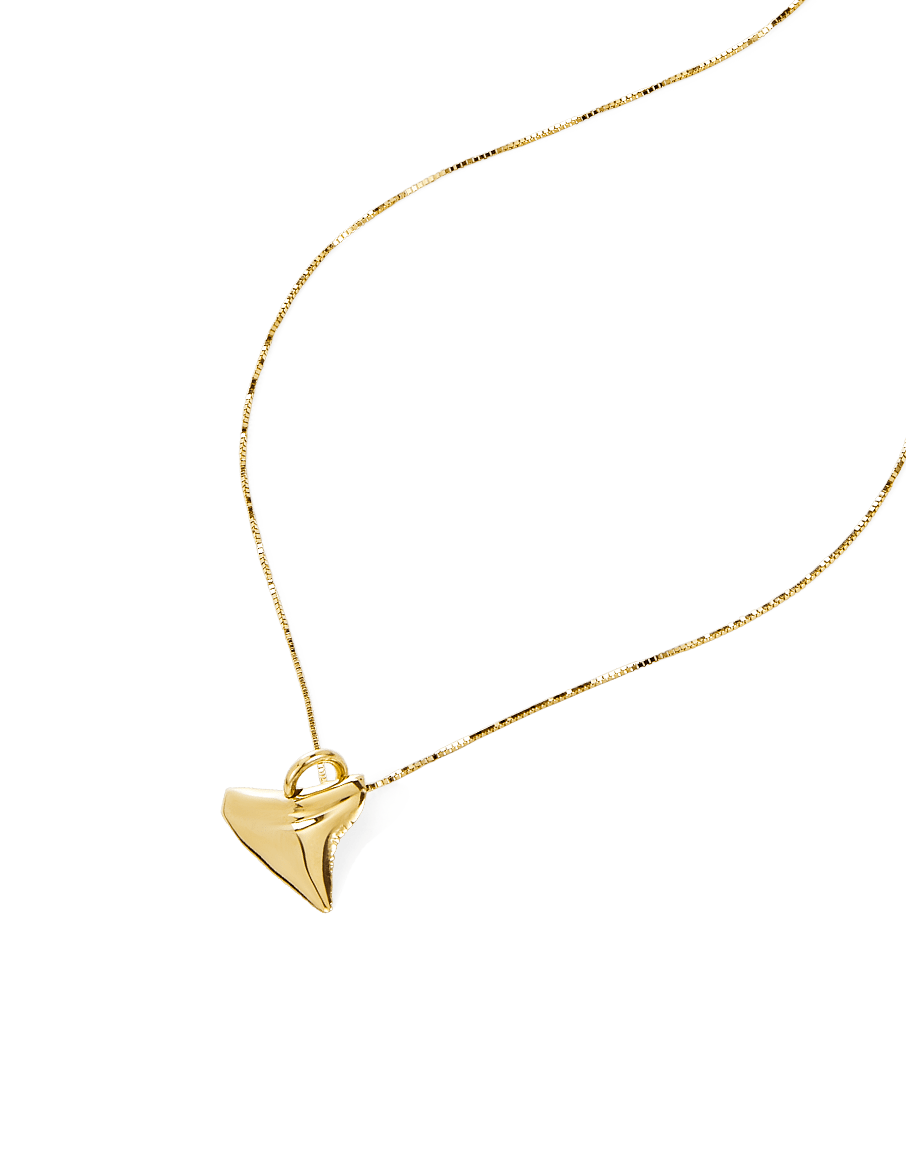 Solid Gold Jaws Necklace - Image 3