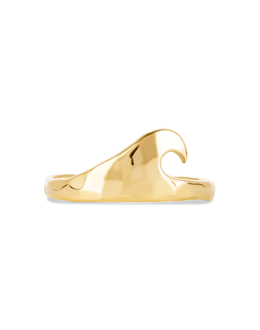 Solid Gold Surfer Ring - Image 3