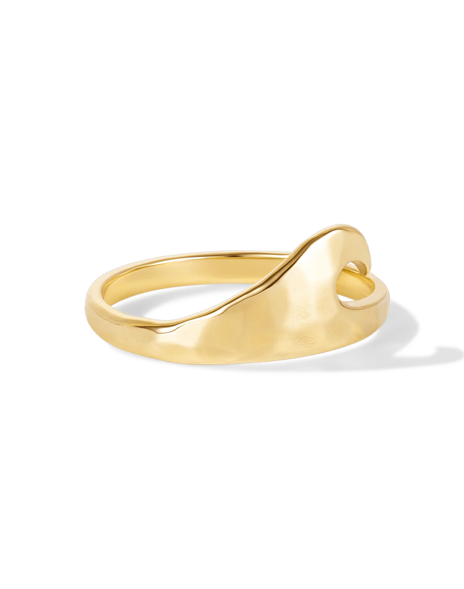 Solid Gold Surfer Ring - Image 4