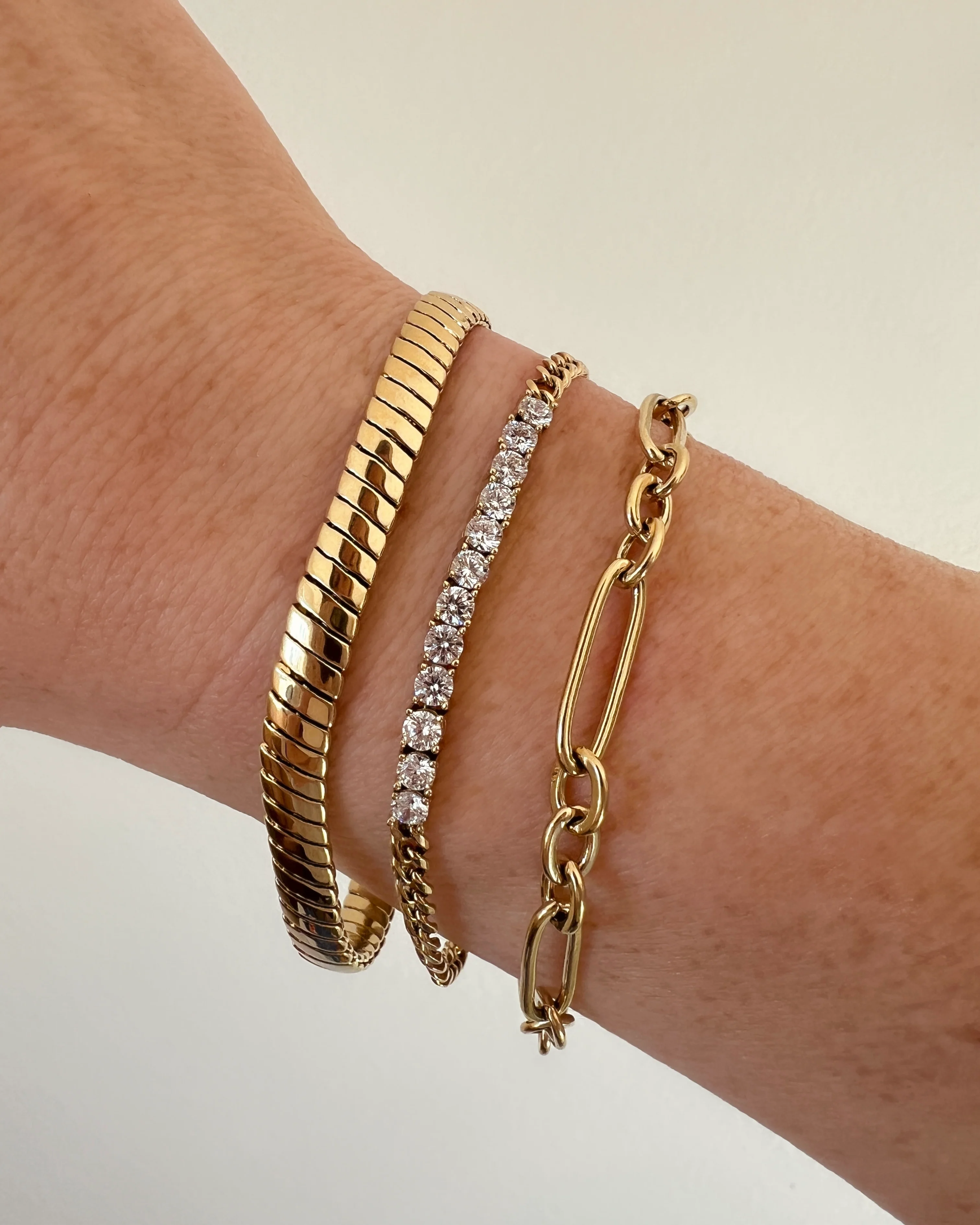 Tennis Chain Bracelet Set - Image 2