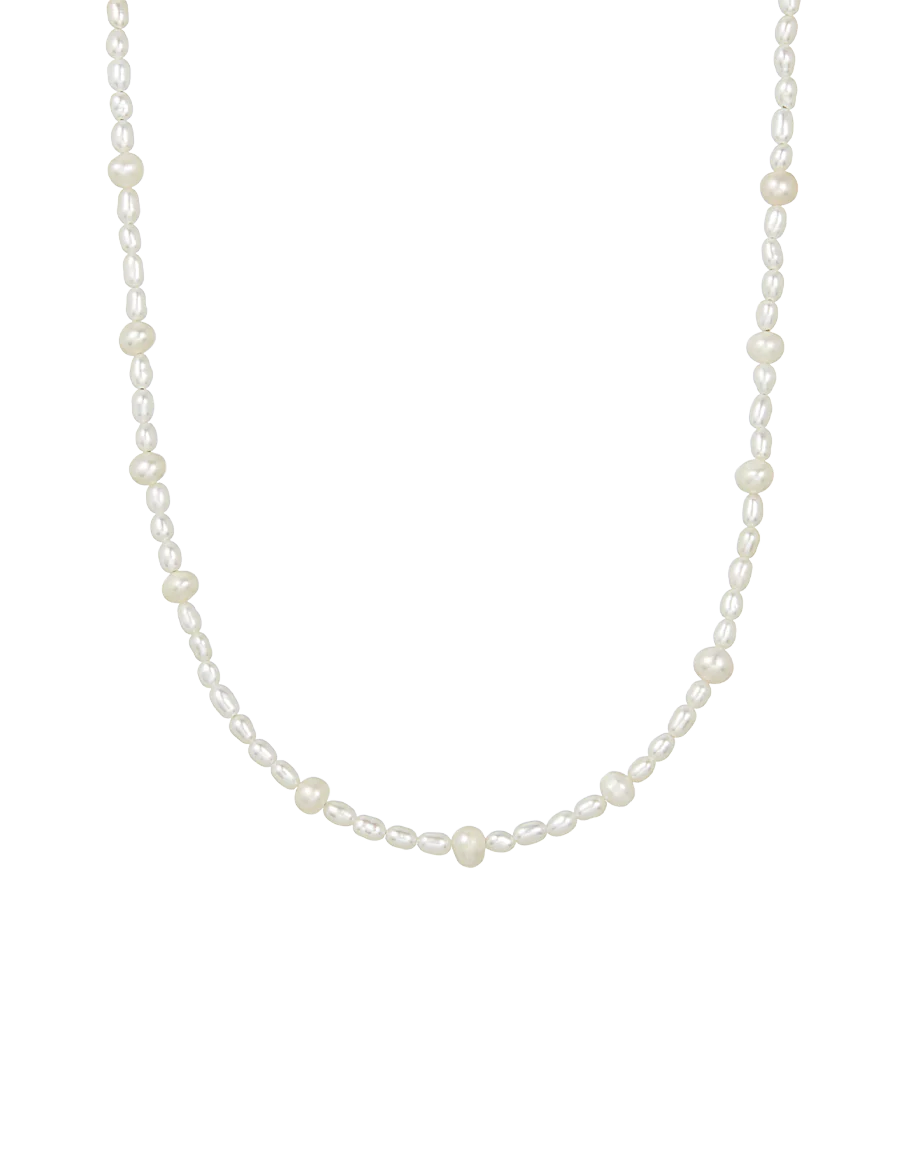 Tiny Pearl Necklace - Image 3