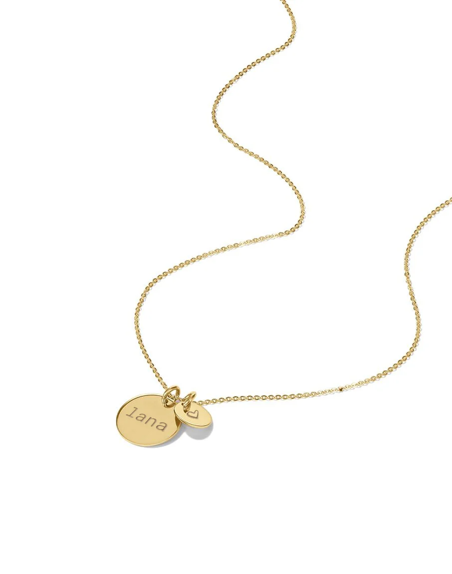 Two Disc Necklace - Image 4