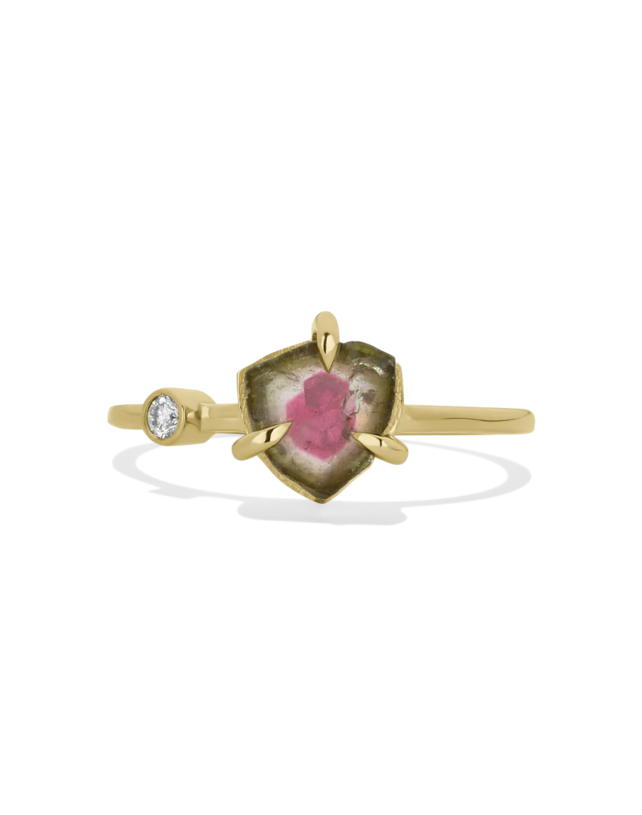 Watermelon Tourmaline Ring - Image 4