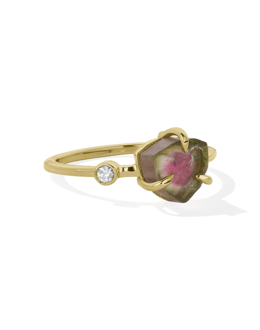 Watermelon Tourmaline Ring - Image 5